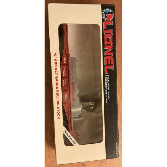 LIONEL O/O27 GAUGE 1990 RAILROAD CLUB 6-16803 SEARCHLIGHT CAR Special Edition - Picture 1 of 15